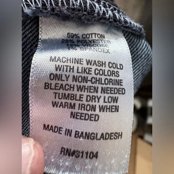 đź‘– Kim Rogers Dark Wash Pull-On Stretch Jeans | Size 16 | Classic Fit - Picture 4 of 5